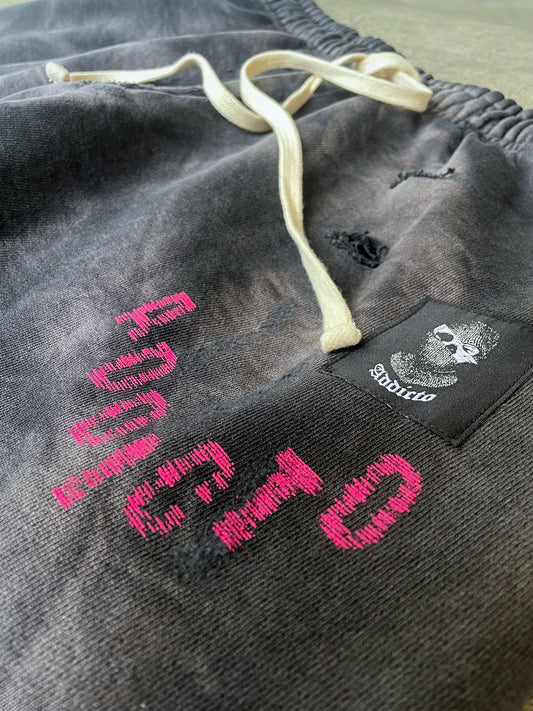 ADDICTO - Distress Vintage Tusi Sweatpants
