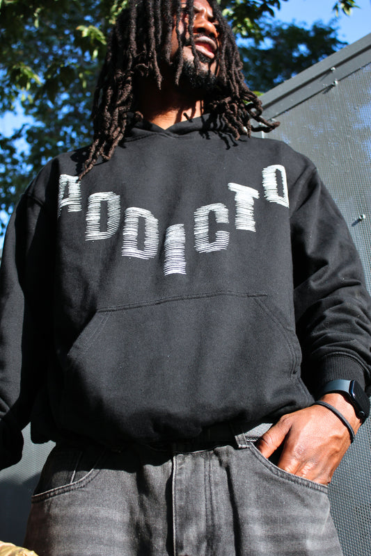 ADDICTO - BLACK HOODIE