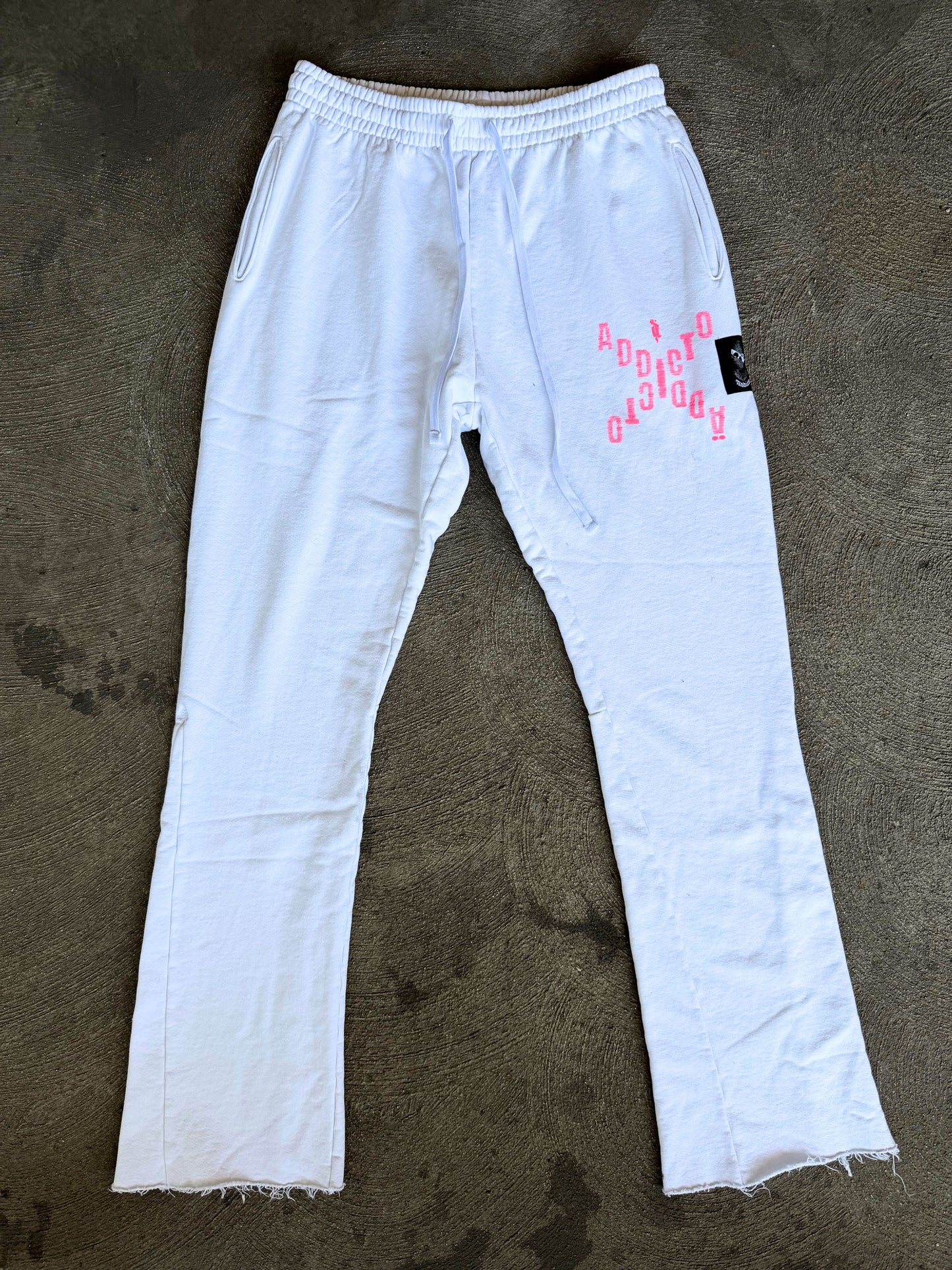 A&A COLLECTION - WHITE SNOW TUSI PANTS