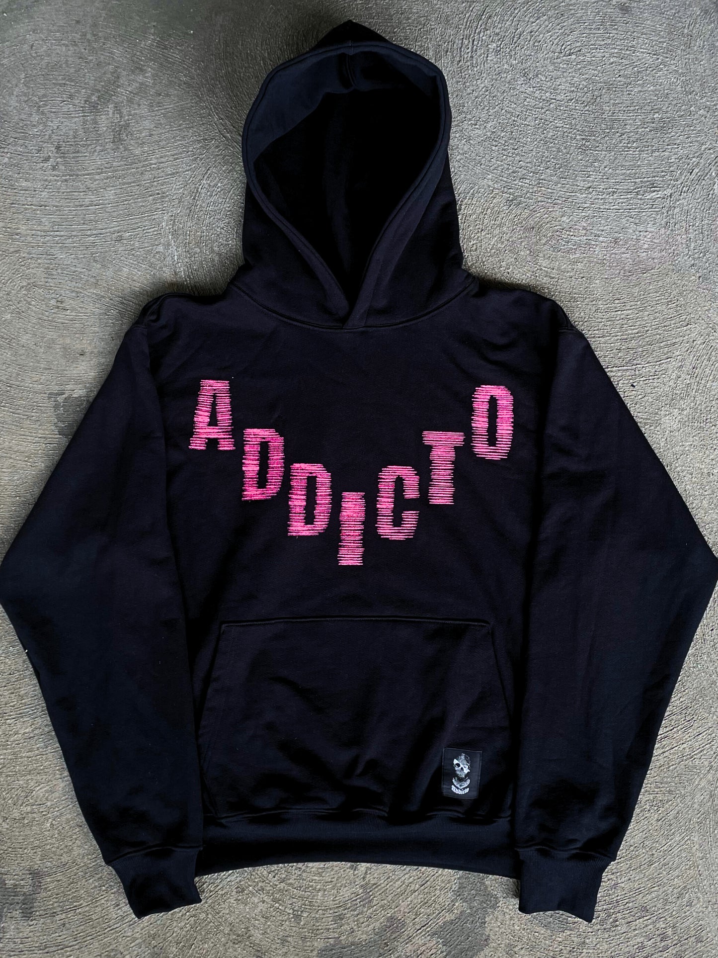 ADDICTO - BLACK TUSI HOODIE