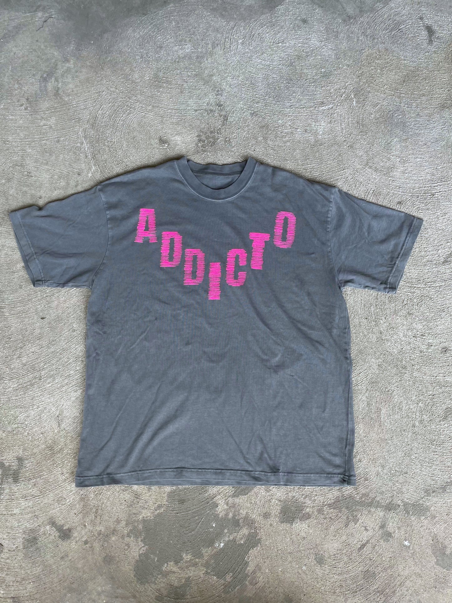 ADDICTO - GREY TUSI STREET TEE