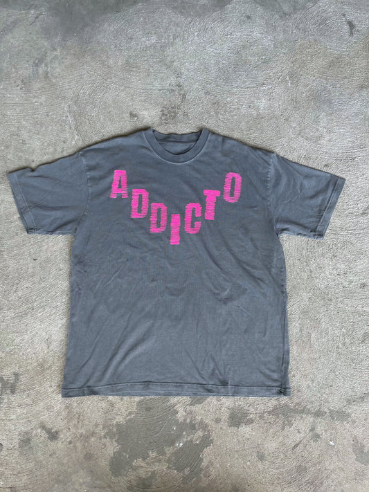 ADDICTO - GREY TUSI STREET TEE