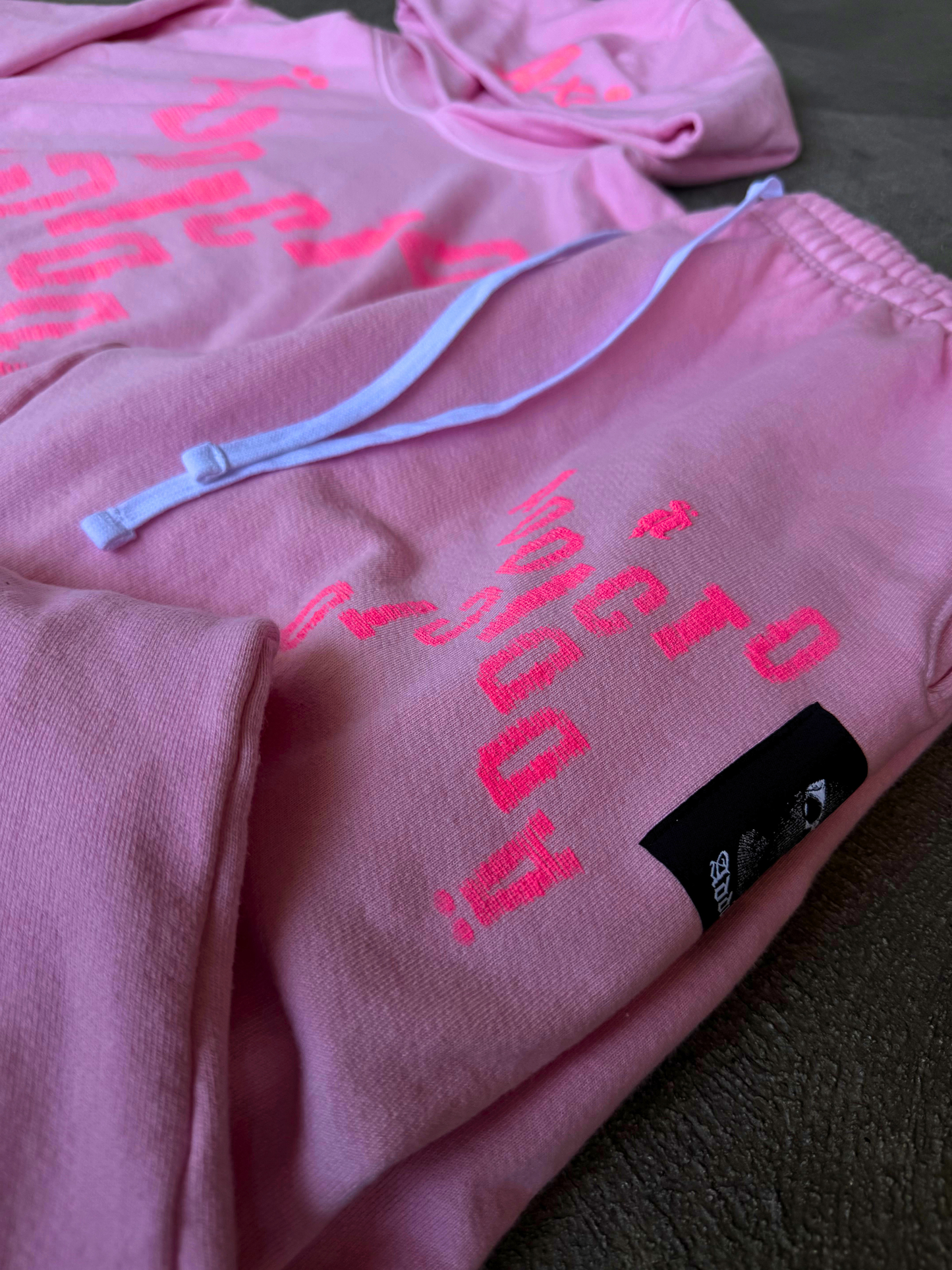 A&A COLLECTION - BERRY PINK TUSI HOODIE + SWEATPANTS