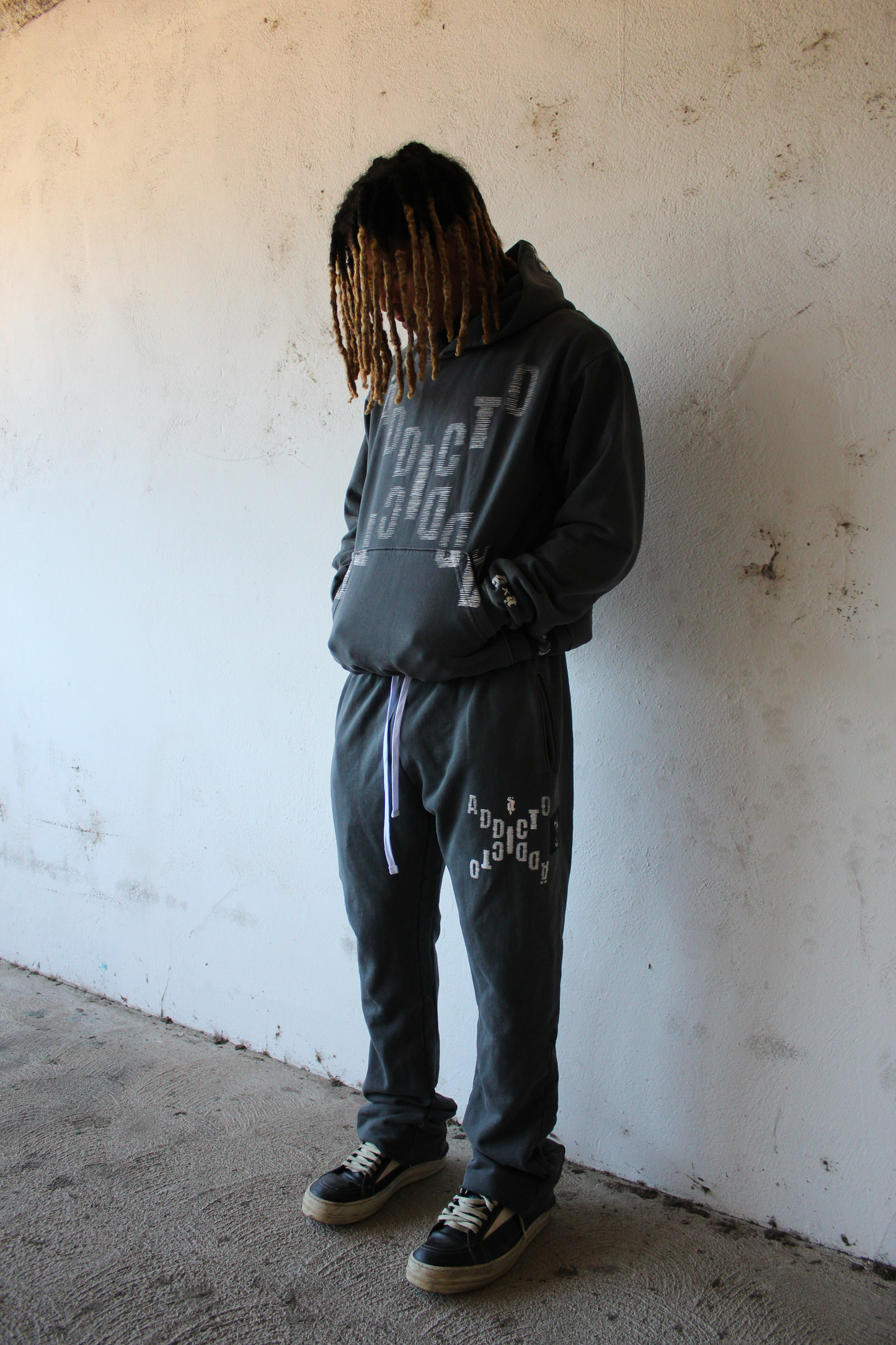 A&A COLLECTION - CONCRETE GREY HOODIE + SWEATPANTS